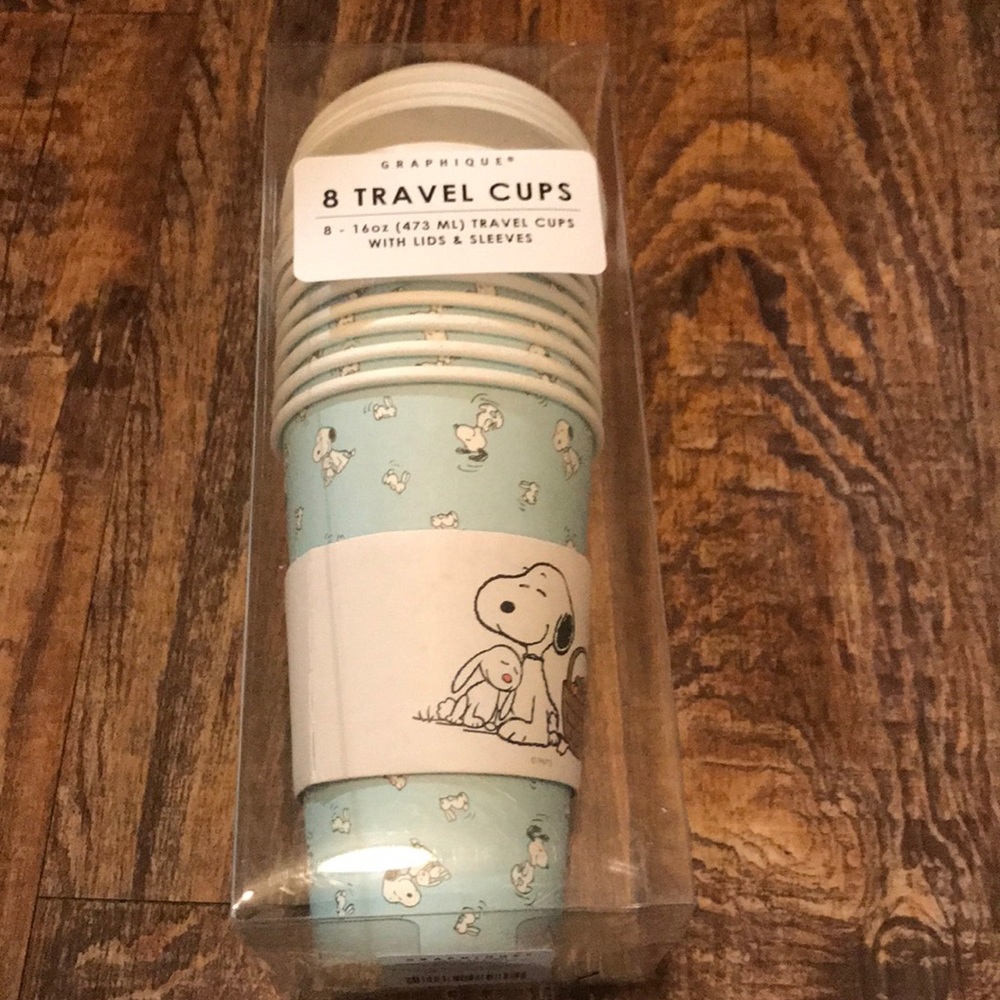 Graphique Snoopy Travel Cups